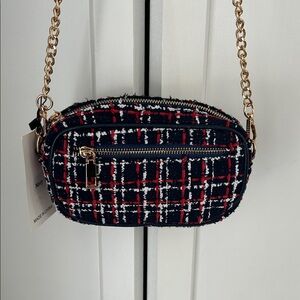 Ahdorned Taylor Tweed Camera Bag with Strap, NWT